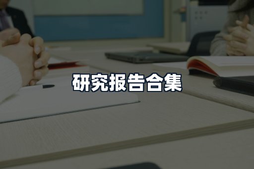 研究报告合集